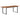 Eettafel 200x100x75 cm massief acaciahout