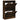 Schoenenkast 60x21x87,5 cm bewerkt hout gerookt eikenkleurig