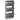 Schoenenkast 60x21x125,5 cm bewerkt hout betongrijs