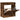 Schoenenkast 60x34x63,5 cm bewerkt hout gerookt eikenkleurig