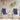 Stoelkussens 2 st hoge rug oxford stof marineblauw