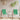 Stoelkussens 2 st lage rug oxford stof groen