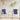 Stoelkussens 2 st lage rug stof marineblauw