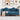 Bank met kussens 2-zits fluweel blauw