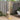 Buitendouche 50x55x224 cm poly rattan en acaciahout beige