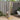 Buitendouche 55x60x224 cm poly rattan en acaciahout grijs