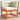 Tuinhoekbank met kussens 73x73x78 cm grenenhout wasbruin