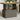 Tuintafel 90x55x71 cm poly rattan en acaciahout grijs
