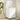 Wasmand met wielen RANA 45x45x64 cm massief grenenhout wit