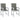 Stoelkussens 2 st lage rug 100x50x4 cm stof donkergrijs