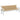 Tuinbankkussens 2 st 200x50x7 cm stof gemêleerd beige