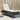 Ligbed met kussen poly rattan zwart