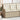 Tuinbankje verstelbaar met kussens poly rattan beige