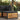 Tuinvoetenbank met kussen 68x68x30 cm massief acaciahout