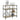 Bakkersrek 90x40x84 cm bewerkt hout en metaal sonoma eiken