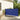 Windscherm uittrekbaar 140x500 cm blauw