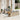 6-delige Loungeset met kussens poly rattan beige