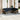 7-delige Loungeset met kussens poly rattan grijs
