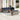 10-delige Loungeset met kussens poly rattan grijs
