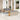 7-delige Loungeset met kussens poly rattan beige