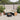 6-delige Loungeset met kussens poly rattan zwart