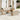 9-delige Loungeset met kussens poly rattan beige