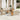 9-delige Loungeset met kussens poly rattan beige