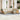 9-delige Loungeset met kussens poly rattan beige