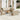 9-delige Loungeset met kussens poly rattan beige