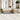 10-delige Loungeset met kussens poly rattan beige