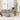 6-delige Loungeset met kussens poly rattan beige