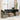6-delige Loungeset met kussens poly rattan grijs