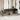 7-delige Loungeset met kussens poly rattan grijs