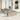 6-delige Loungeset met kussens poly rattan beige