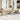 7-delige Loungeset met kussens poly rattan beige
