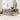 6-delige Loungeset met kussens poly rattan beige