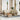 6-delige Loungeset met kussens poly rattan beige