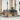 6-delige Loungeset met kussens poly rattan beige