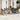 10-delige Loungeset met kussens poly rattan beige