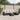 6-delige Loungeset met kussens poly rattan zwart
