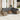 10-delige Loungeset met kussens poly rattan beige