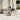 10-delige Loungeset met kussens poly rattan beige