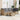 7-delige Loungeset met kussens poly rattan beige
