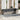 6-delige Loungeset met kussens poly rattan lichtgrijs