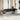 6-delige Loungeset met kussens poly rattan lichtgrijs