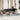 7-delige Loungeset met kussens poly rattan lichtgrijs