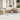 10-delige Loungeset met kussens poly rattan beige