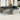 10-delige Loungeset met kussens poly rattan lichtgrijs