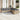 10-delige Loungeset met kussens poly rattan beige