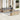 10-delige Loungeset met kussens poly rattan beige